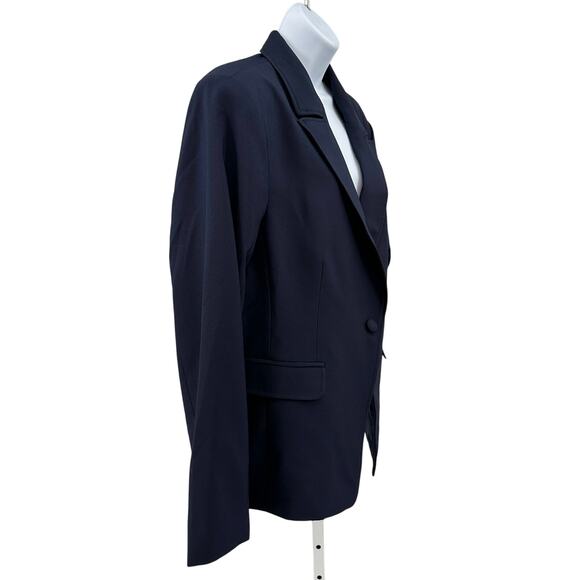 Tahari Arthur S. Levine Blazer Jacket Women's 16 Navy Blue MAM652 Professional - Picture 4 of 12